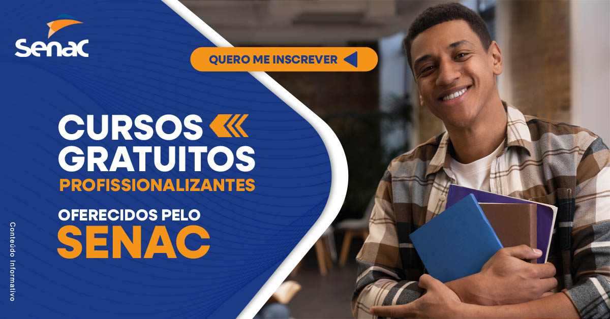 Veja o passo a passo para se inscrever nos cursos gratuitos do SENAC 2025